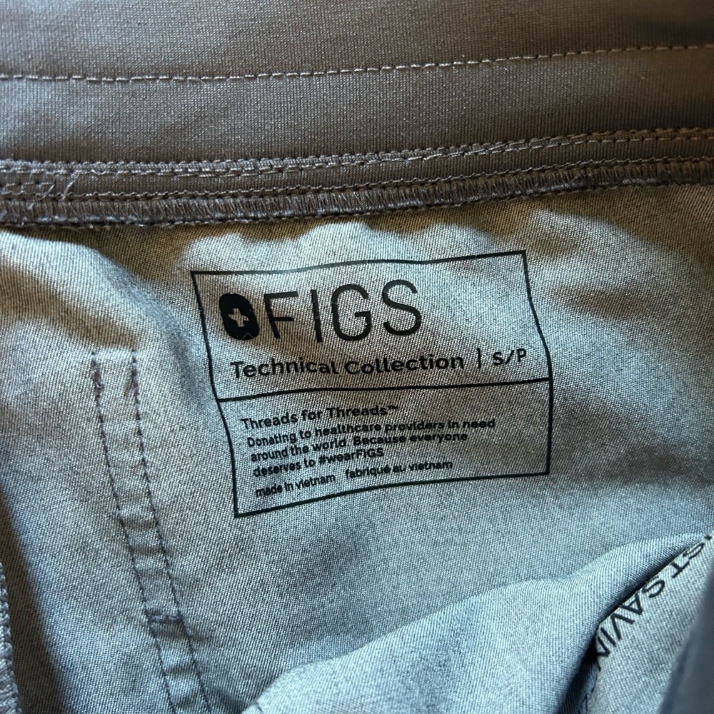 Figs Gray Track Pants - Picture 2 of 5